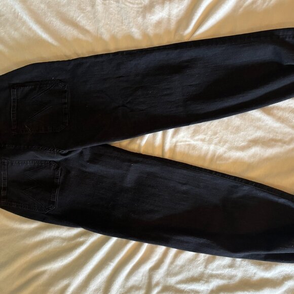 MOTHER The‎ Wrapper Patch Springy Ankle jeans 26 charcoal - Picture 4 of 5